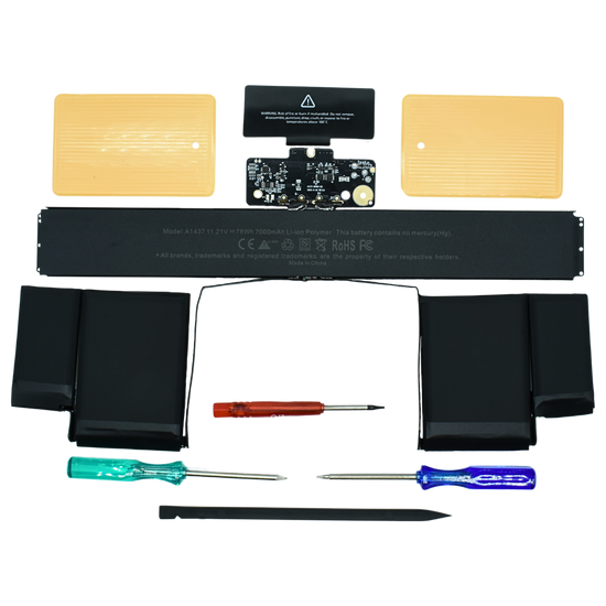 OTA1437 Bateria color negro 6 celdas para Apple MacBook Pro 13" 13.3" (Late 2012) Retina 11.21V 6600mah marca Ovaltech - Tecnología AltérCo