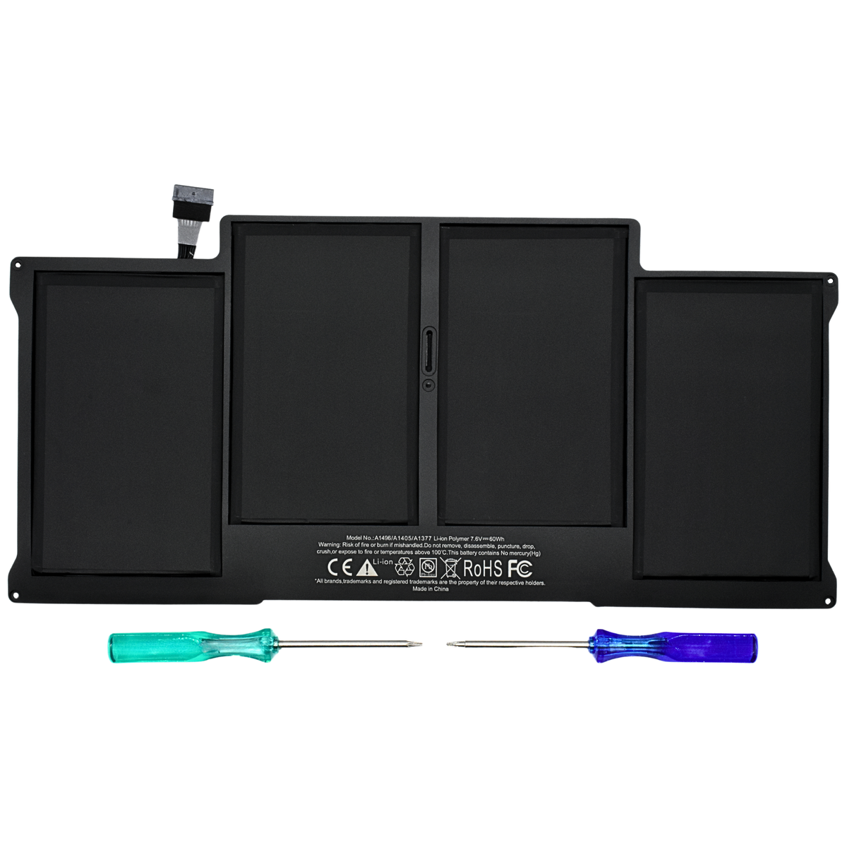 OTA1496 Bateria color Negro 6 celdas para Apple Macbook Air 13.3" 7.6V 7200mah marca OVALTECH - Tecnología AltérCo