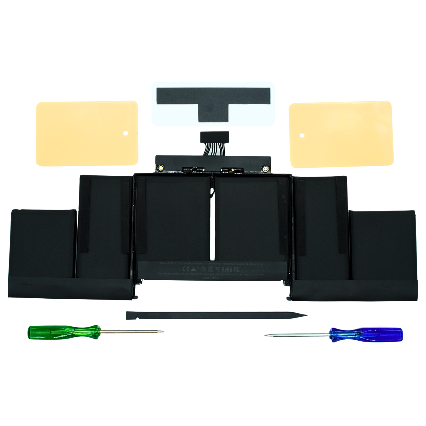 OTA1618 Bateria color negro 11.26V / 98WH para Apple Macbook Pro Retina 15'' (Late 2013 - Mid 2015) marca Ovaltech - Tecnología AltérCo