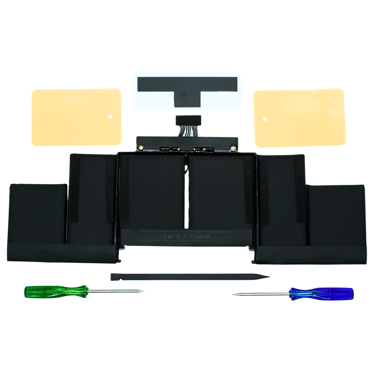 OTA1618 Bateria color negro 11.26V / 98WH para Apple Macbook Pro Retina 15'' (Late 2013 - Mid 2015) marca Ovaltech - Tecnología AltérCo