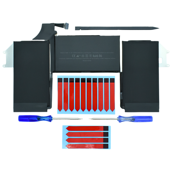 OTA1965 Bateria color negro 11.4v 55wh / 4800mah para Apple MacBook Air 13'' A1932 A2179 2018 2019 2020 marca Ovaltech