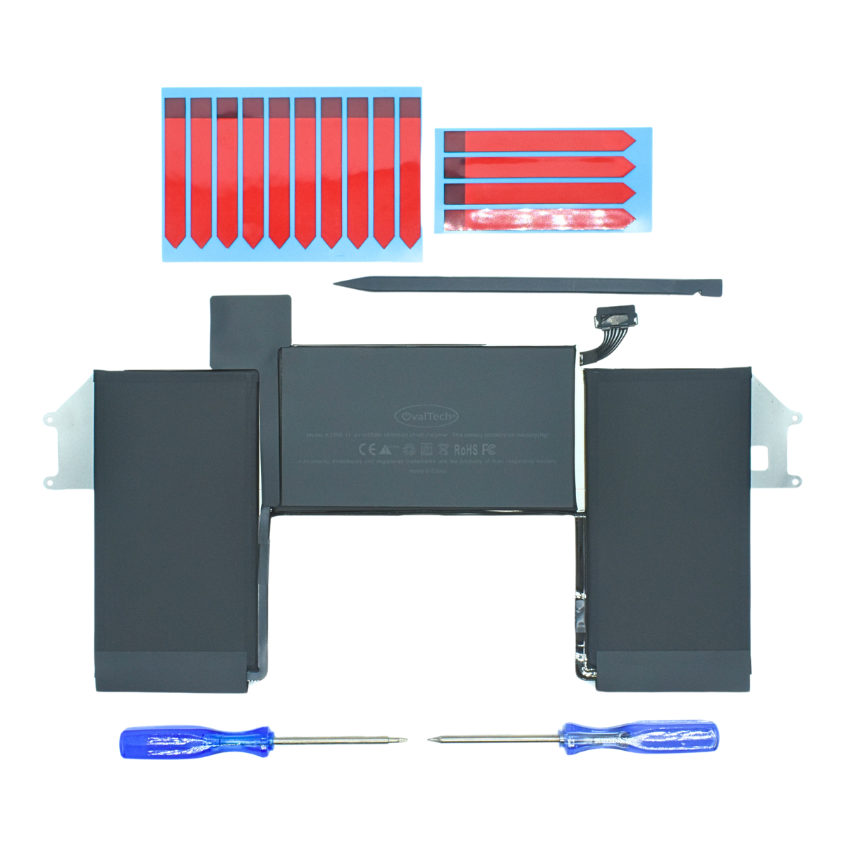 OTA2389 Bateria color negro 11.4v / 55wh para Apple MacBook Air 13'' (M1, 2020) marca Ovaltech