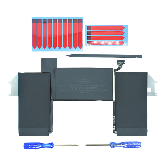 OTA2389 Bateria color negro 11.4v / 55wh para Apple MacBook Air 13'' (M1, 2020) marca Ovaltech