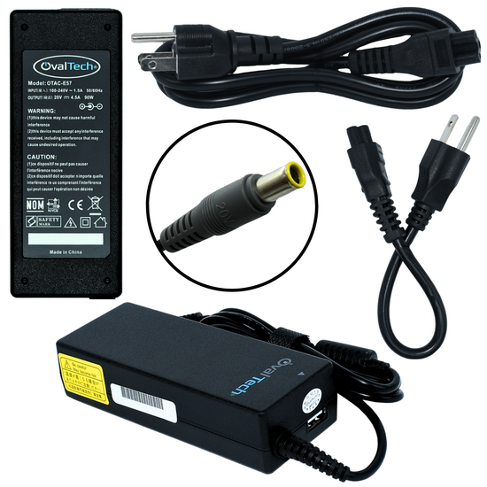 OTAC-E57 Adaptador para Computadora Portatil 20V/4.5AH Marca OvalTech - Tecnología AltérCo