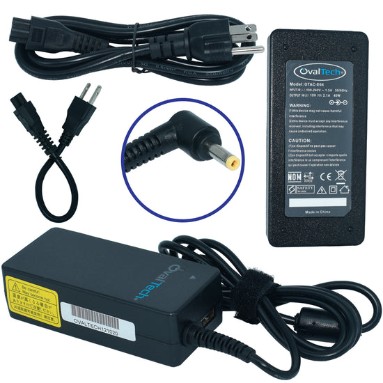 OTAC-E64 Adaptador para Computadora NETBOOK 19V/2.1AH C/Blister + USB Marca OvalTech - Tecnología AltérCo