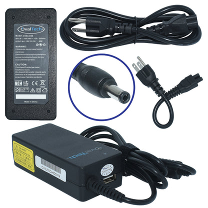 OTAC-E66 Adaptador para Computadora NETBOOK 20V/2AH C/Blister + USB Marca OvalTech - Tecnología AltérCo