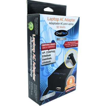 OTAC-E79 Adaptador para Computadora Portatil 65W 19V-3.42A (3.0*1.1) Marca OvalTech
