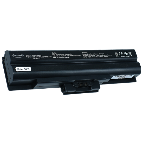 OTBPS13 Bateria color negra 6 celdas para Sony Vaio VGN-AW, VGN-CS de 11.1V 4000Mah marca OvalTech