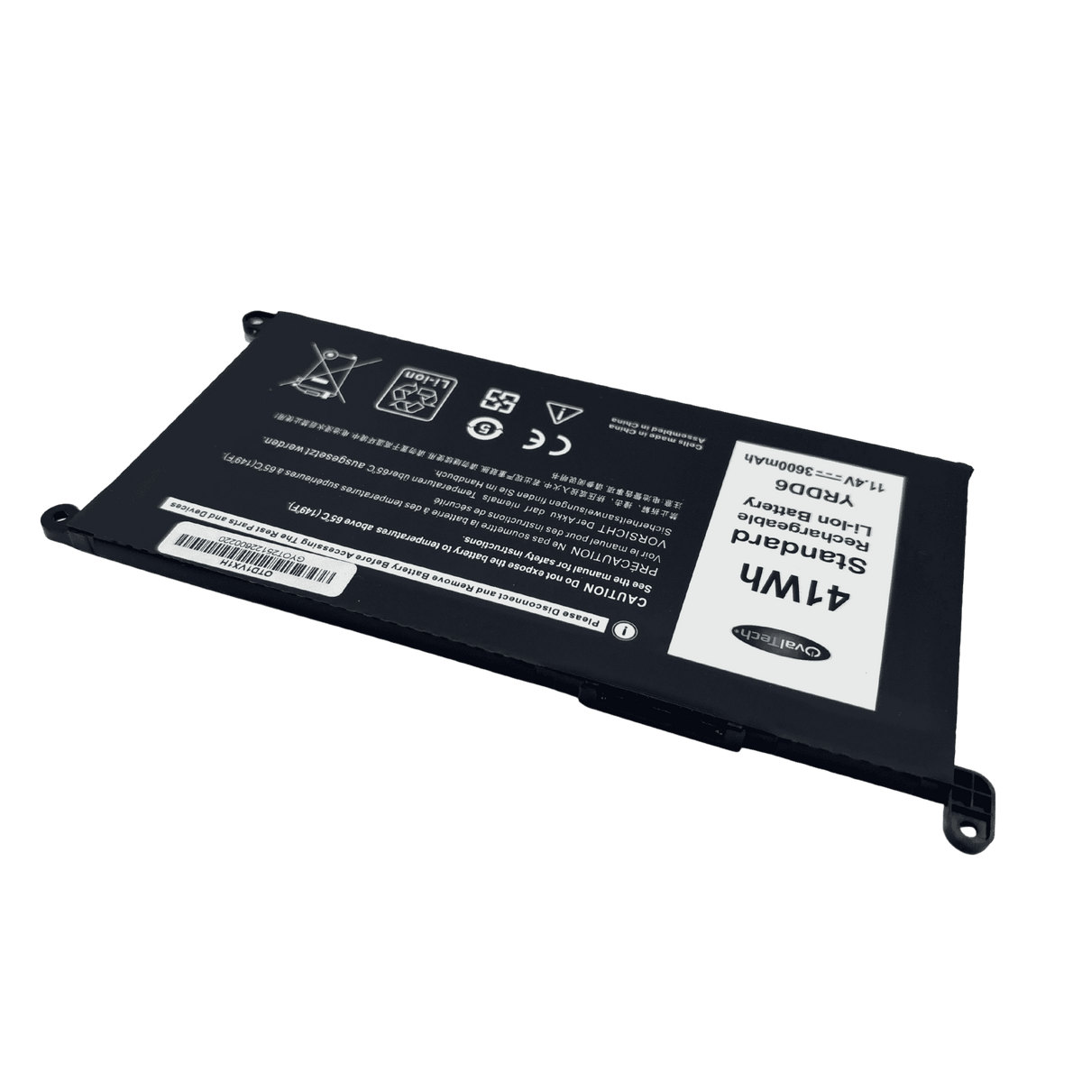 OTD1VX1H Bateria 11.4V para Dell Inspiron 7586 3583 3493 5482 5485 5481 5593 5491 5591 3310 5594 5585 3582 3584 3593 5493 548 Marca Ovaltech