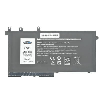 OTD5280 Bateria 3 Celdas para DELL Latitude 5280 5480 5580 , 3DDDG en color Negro marca Ovaltech - Tecnología AltérCo