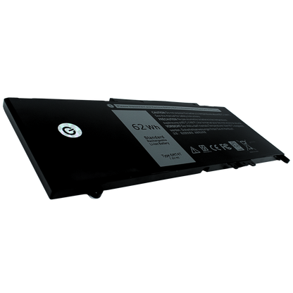 OTD6MT4T Bateria Interna 7.6V (7000mAh/62Wh) PARA Dell Latitude E5470/ E5570  079VRK TXF9M 0TXF9M 6MT4T Marca Ovaltech