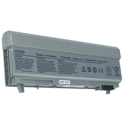 OTDE6400H Batería color gris 9 celdas para Dell Latitude E6400 11.1V 5000Mah marca OvalTech - Tecnología AltérCo