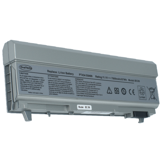 OTDE6400H Batería color gris 9 celdas para Dell Latitude E6400 11.1V 5000Mah marca OvalTech