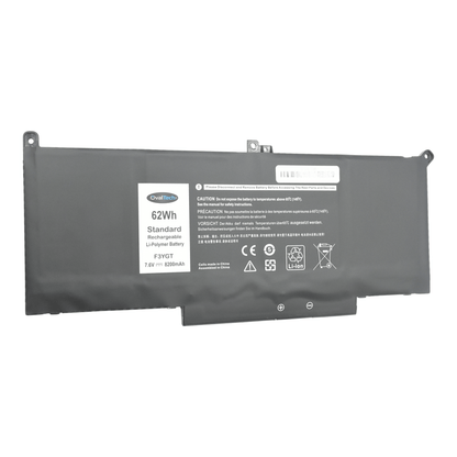 OTDE7280 Batería 7.6V 8200mAh para Dell Latitude 12 7000 7280 7290/13 7000 Series 451-BBYE F3YGT Marca OvalTech - Tecnología AltérCo