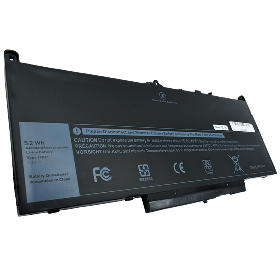 OTDE7470 Bateria 4 Celdas para DELL LATITUDE E7270 E7470 , J60J5 en color Negro marca Ovaltech