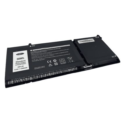 OTDG91J0 Bateria Interna (P) 11.25V 41WH para Dell Latitude 3320 3330 3420 3520 Inspiron 3510 3511 G91J0 Marca Ovaltech