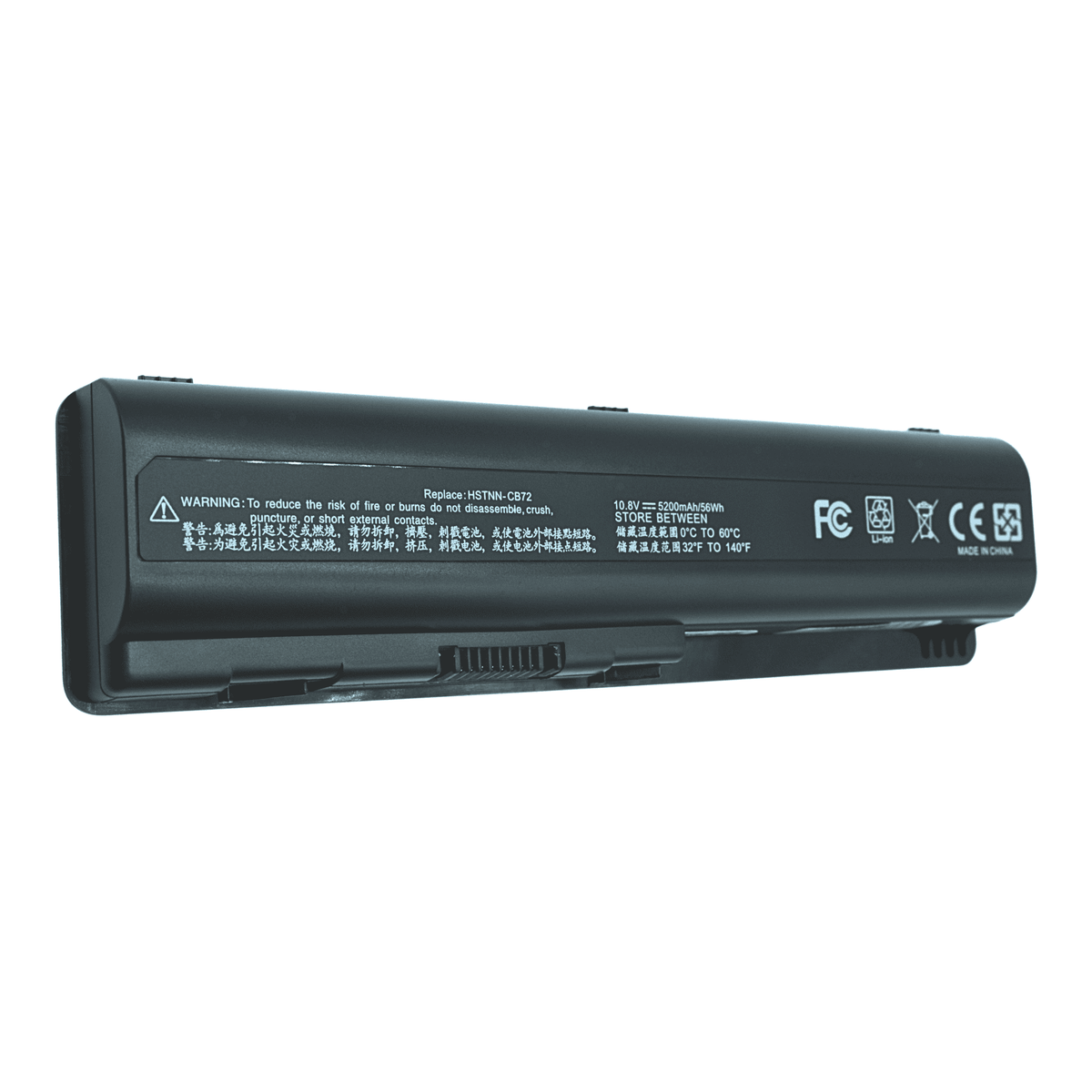 OTH0015 Batería color negro 6 celdas para HP G50-100, G60-100 de 10.8V 4400Mah marca OvalTech - Tecnología AltérCo