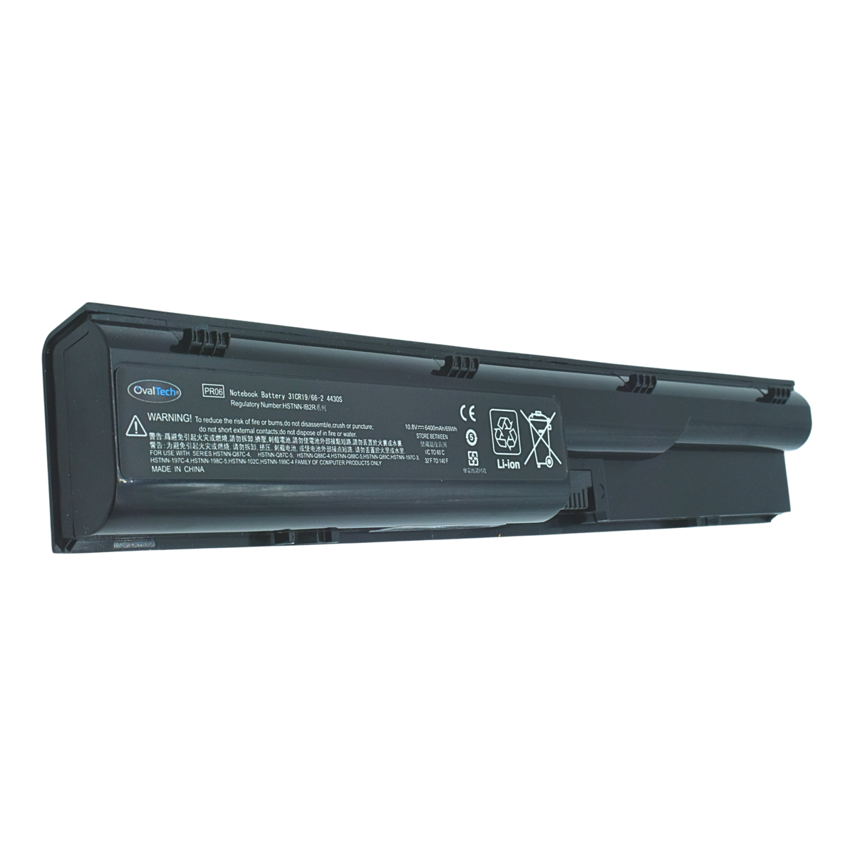 OTH4330 Bateria color Negro 6 Celdas para PROBOOK 4530S de 10.8v 5200Mah marca OvalTech - Tecnología AltérCo