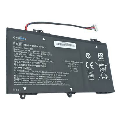 OTHSE03XL Bateria Interna para HP Pavilion HP Pavilion 14-AL000 14-AL100  SE03XL TPN-Q171 849568-421 marca Ovaltech