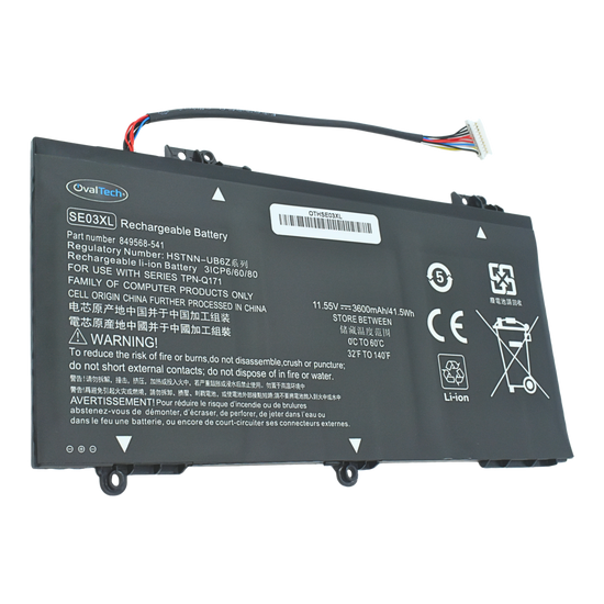OTHSE03XL Bateria Interna para HP Pavilion HP Pavilion 14-AL000 14-AL100  SE03XL TPN-Q171 849568-421 marca Ovaltech