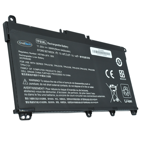 OTHTF03XL Bateria Interna (P) 11.55V para HP Pavilion 15-CC Series 15-CD Series 17-AR Series TF03XL