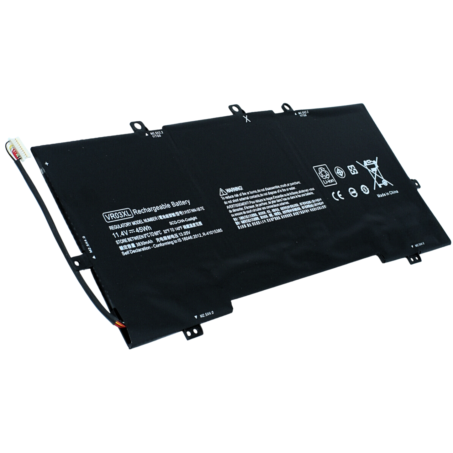 OTHVR03XL Bateria 11.4V para HP Envy 13-D023TU 13-D024TU 13-D025TU 13-D046TU 13-D051TU 13-D056TU, Pavilion 13-D 13-D000 13-D000NG VR03XL Marca Ovaltech