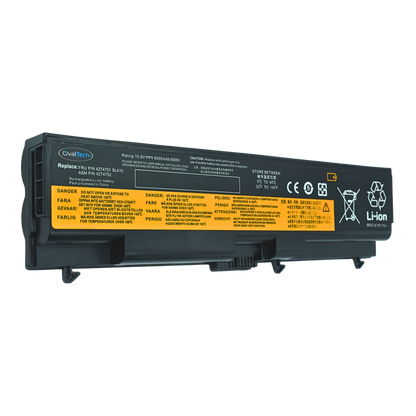 OTIT410 Batería color negro 6 celdas para Lenovo Thinkpad E40, E15 de 10.8V 4400Mah marca OvalTech - Tecnología AltérCo
