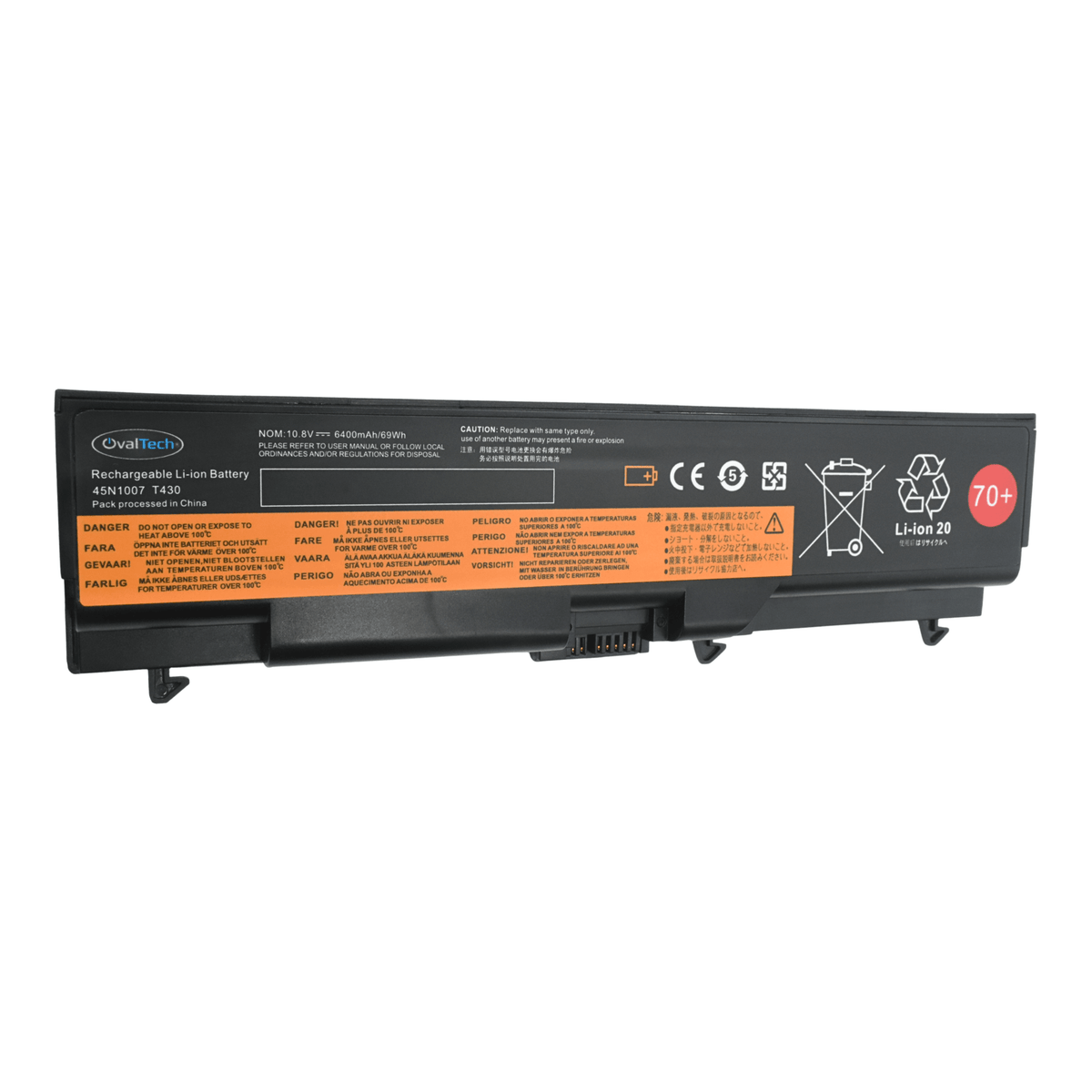 OTIT430 Batería 6 celdas para Lenovo ThinkPad T430, T430i en color negro Marca OvalTech - Tecnología AltérCo