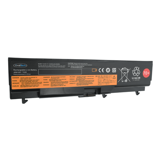 OTIT430 Batería 6 celdas para Lenovo ThinkPad T430, T430i en color negro Marca OvalTech