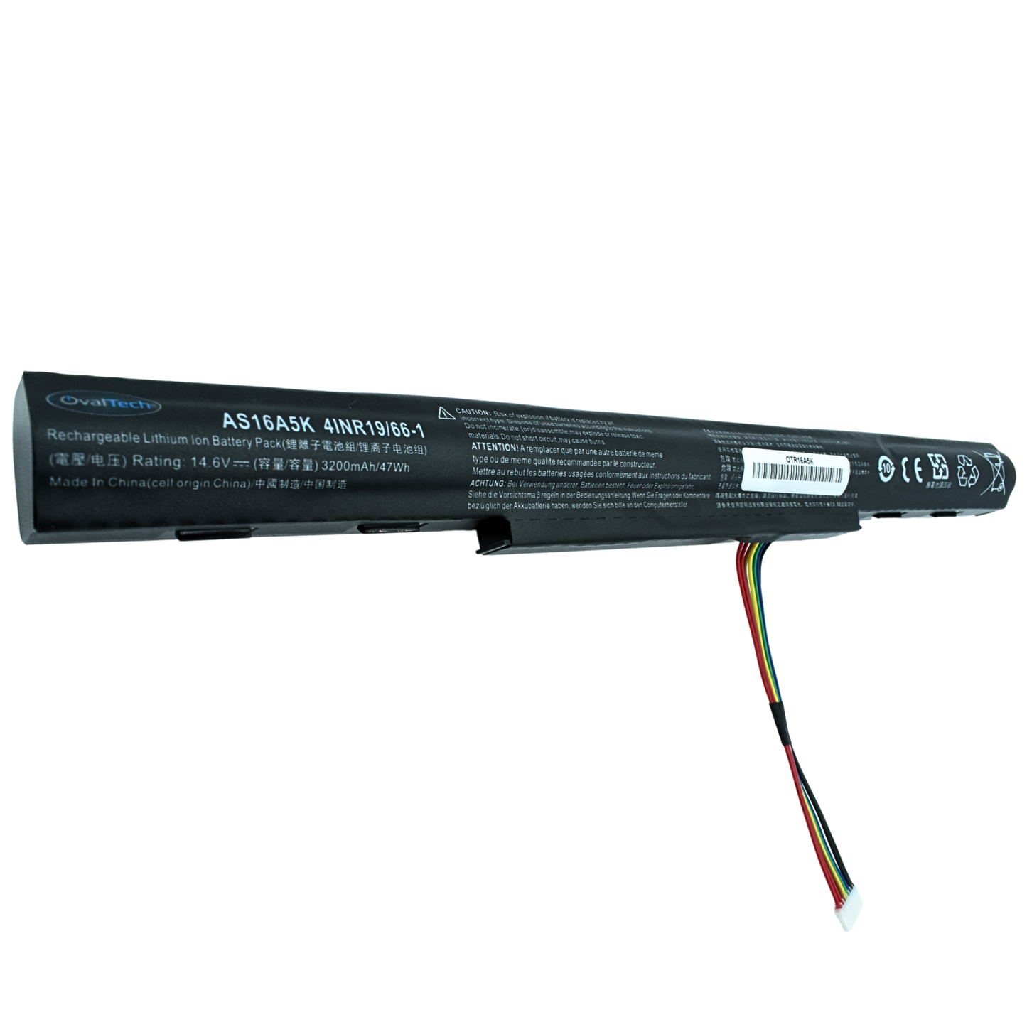 OTR16A5K BaterÇ?Çøa de Li-ion 14.6V para Acer Aspire E15 E5-475G 523G 553G 573G 575G 774G E5-575 E5-575-59QB Series AS16A5K Marca Ovaltech - Tecnología AltérCo