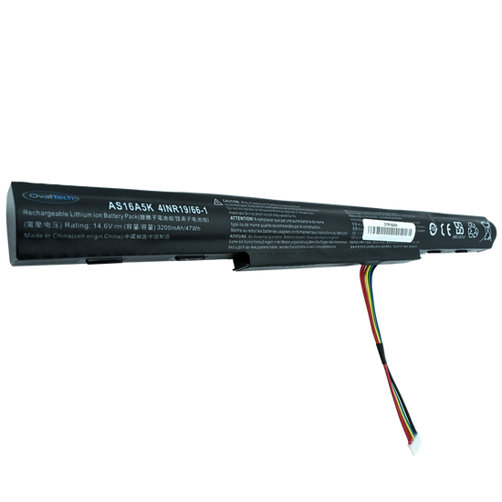OTR16A5K BaterÇ?Çøa de Li-ion 14.6V para Acer Aspire E15 E5-475G 523G 553G 573G 575G 774G E5-575 E5-575-59QB Series AS16A5K Marca Ovaltech