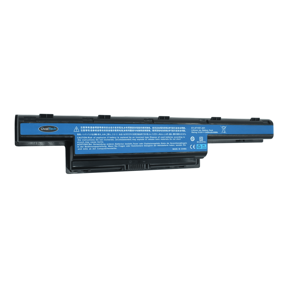 OTR4551 Batería 10.8V 6400mAh color negro para Acer Aspire 5742, 4252 de marca OvalTech - Tecnología AltérCo