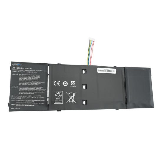 OTR5572 Batería INTERNA 14.8V 3400mAh para Acer V5-572, V5-572P, V5-573 ES1-511 ES1-512, R7-572 (AP13B3K  / AP13B8K) marca OvalTech
