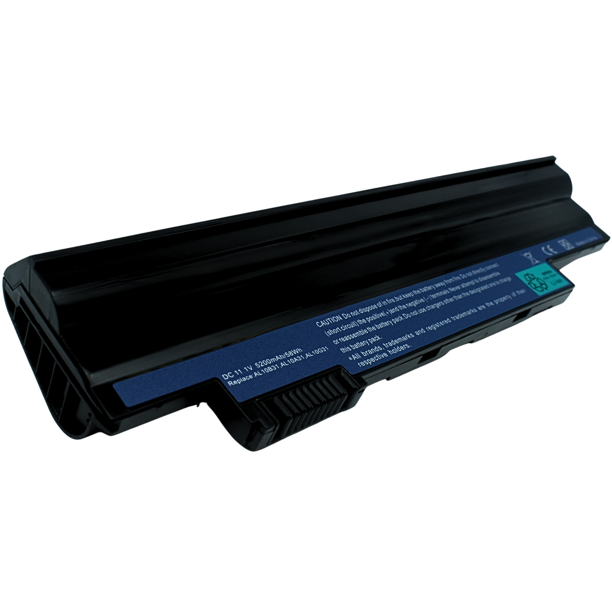 OTRD255 Bateria color negro 6 celdas para Acer Aspire One D257 de 11.1V 4400Mah marca Ovaltech - Tecnología AltérCo