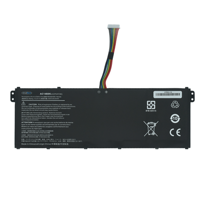 OTRE3-112 Bateria 3 Celdas para Acer Aspire E3-111, E3-112, E3-112M, E3-721, E5-771, AC14B18J AC14B3K AC14B13J marca Ovaltech