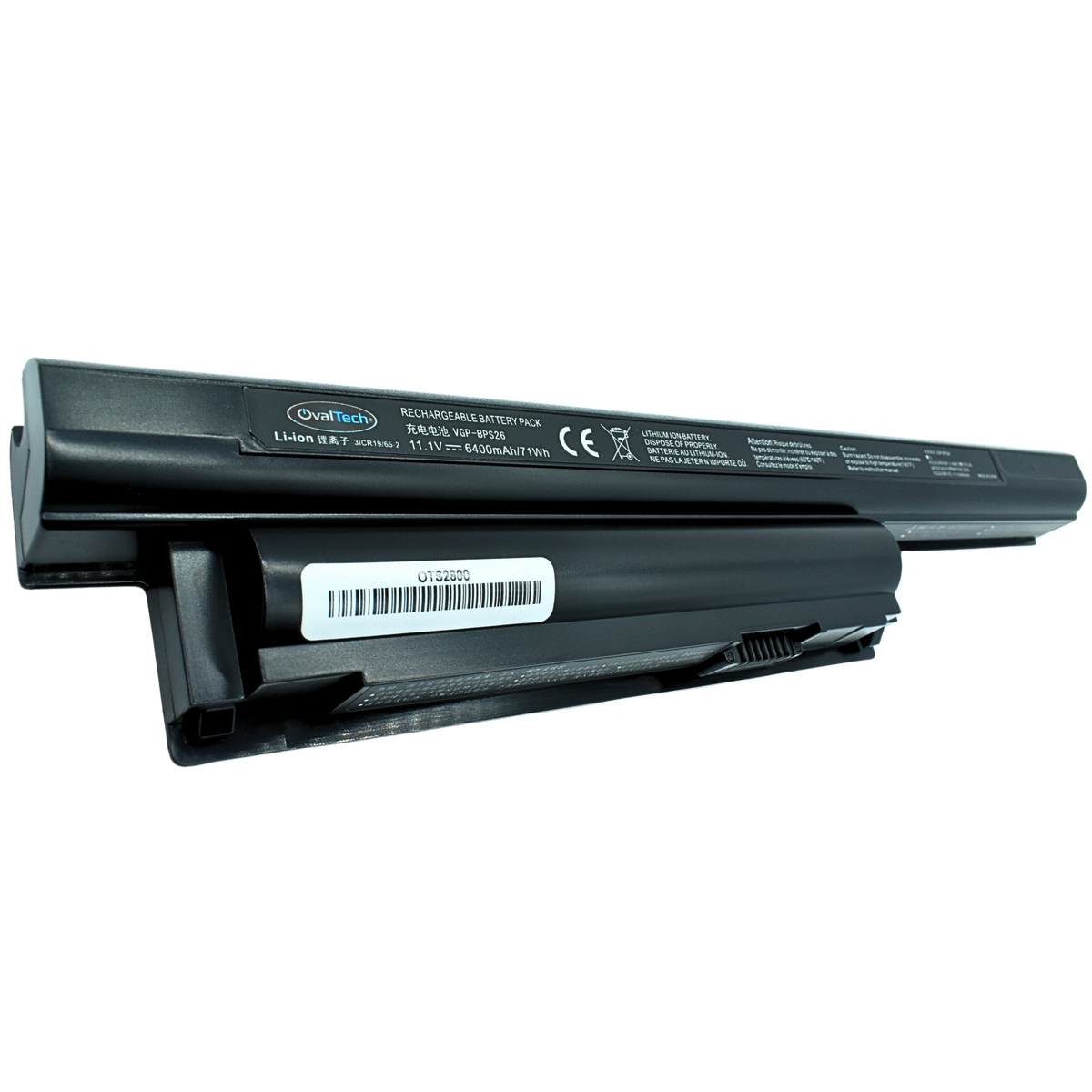 OTS2600 Batería 11.1V 6400mAh color negro para SONY VAIO CA Series marca OvalTech - Tecnología AltérCo