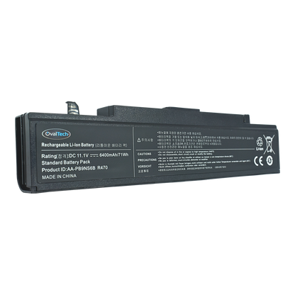 OTSR480 Bateria 11.1V 6400mAh color negro para Samsung R480 marca OvalTech - Tecnología AltérCo