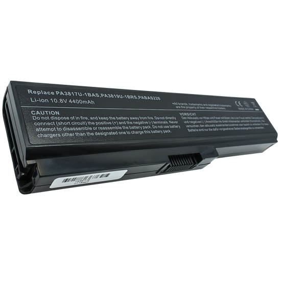OTT5323 Bateria color negro 6 celdas para Toshiba Satellite M300 de 10.8V 4400Mah marca OvalTech
