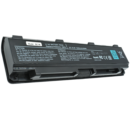 OTT5850 Bateria 10.8V 6400mAh para Toshiba Satellite C845 Series, P875 Series, L875 Series marca OvalTech