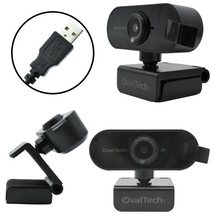 OV-WCAM720 OVALTECH C€ðmara WEB  HD Pro PC-1 con MicrÇ?Ǭfono, HD, 1280 x 720 Pixeles, USB 2.0, Negro - Tecnología AltérCo