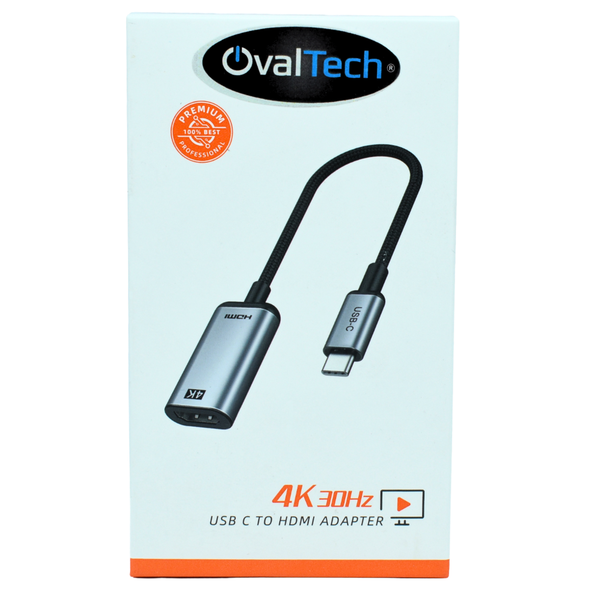 OVC-HDMI Adaptador Tipo C a HDMI 4K/30HZ Marca Ovaltech