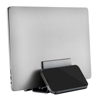OVDESK-LAP Soporte vertical para computadora port?til / Celular 2 en 1 Marca Ovaltech
