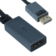 OVDP-HDMI4KG Adaptador PREMIUM DisplayPort A HDMI 4K/60HZ 1080P Marca Ovaltech