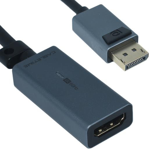 OVDP-HDMI4KG Adaptador PREMIUM DisplayPort A HDMI 4K/60HZ 1080P Marca Ovaltech