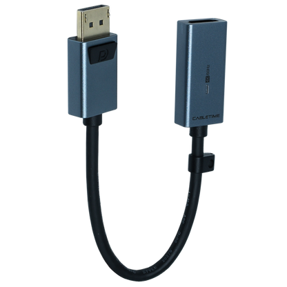 OVDP-HDMI4KG Adaptador PREMIUM DisplayPort A HDMI 4K/60HZ 1080P Marca Ovaltech