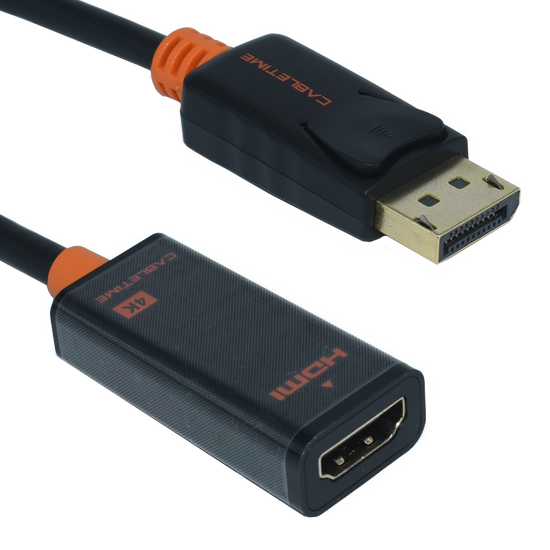 OVDP-HDMI4KN Adaptador DisplayPort A HDMI 4K/60HZ DP1.2 Marca Ovaltech