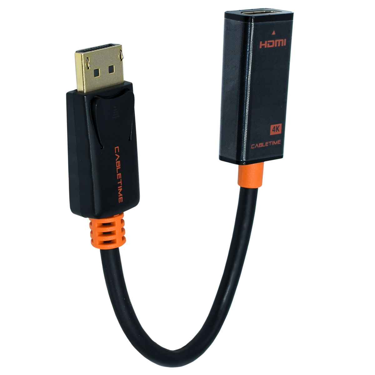 OVDP-HDMI4KN Adaptador DisplayPort A HDMI 4K/60HZ DP1.2 Marca Ovaltech