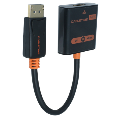 OVDP-HDMIA Adaptador DisplayPort A HDMI 4K/60HZ ACTIVE / DP20P Marca Ovaltech