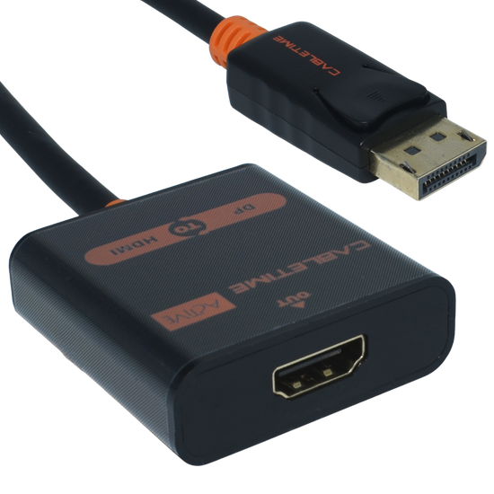 OVDP-HDMIA Adaptador DisplayPort A HDMI 4K/60HZ ACTIVE / DP20P Marca Ovaltech