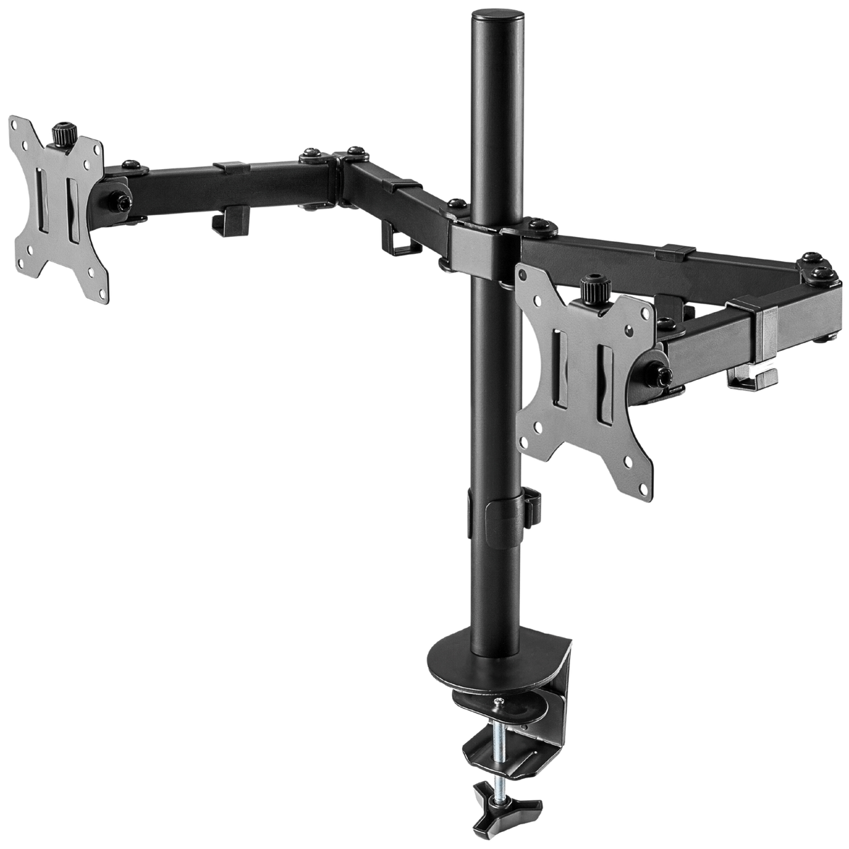 OVM-D1332 Soporte DUAL de Brazo para Monitor LCD de 13 a 32 (Resistencia 8kgs) Marca Ovaltech - Tecnología AltérCo